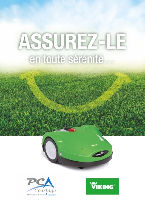 assurance, robot, matériel, tonte, viking, assureur, normandie