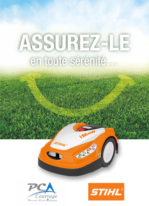 assurance, robot, matériel, tonte, stihl, assureur, normandie