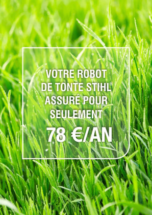 assurez, robot de tonte, matériel, pelouse, stihl, imov, assureur, calvados